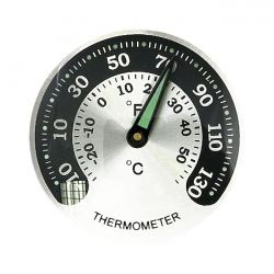 MCS Handlebar Mounted Thermometer. Chrome