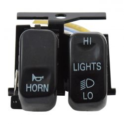 MCS Hi/Low/Horn, Handlebar Switch Set. Black