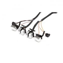 MCS Handlebar Wire & Switch Kit. Chrome Switches