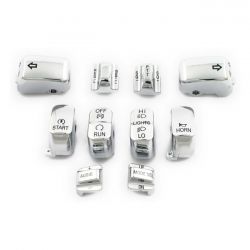 MCS Handlebar Switch Cap Kit, Chrome