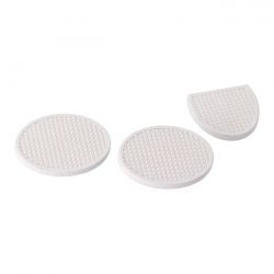 MCS Brake & Clutch Pedal Pads Set. White