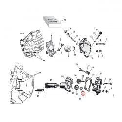 MCS Split Washer Ret.Gear Oilpump