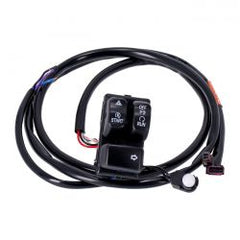 MCS Handlebar Switch & Wiring Kit, Brake Side. Black