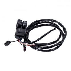MCS Handlebar Switch & Wiring Kit, Clutch Side. Black