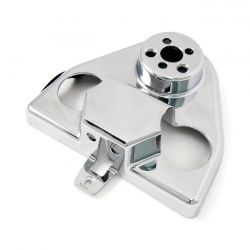 MCS Flhr Handlebar Cover, For 1" Apehangers. Chrome