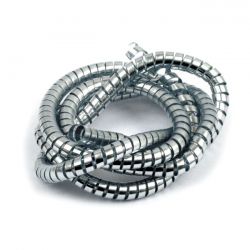 MCS Chrome Cable & Wire Cover, 5Ft. (150Cm). 10mm Id