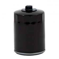 MCS Spin-On Oil Filter, With Top Nut For M8. Black