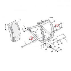 MCS Retaining Ring, Swingarm Bearing