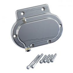 MCS Transmission End Cover Smooth, Hydraulic. Chrome
