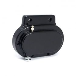 MCS Transmission End Cover Smooth, Hydraulic. Black