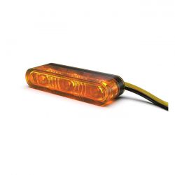 MCS Star-1MX Pro, Led Turn Signals. Amber Lens. ECE