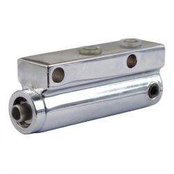 MCS Girling Type Remote Rear Master Cylinder. Chrome