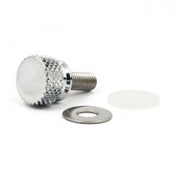 MCS Thumb Screw Kit For Seat. Grooved. Chrome