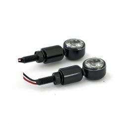 MCS MC1 Led Turn Signals Black, Clear Lens