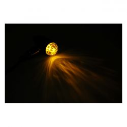 MCS Micro Bullet Led Turn Signals, Chrome