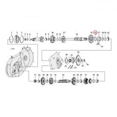 MCS Thrust Washer, Transmission Mainshaft, Right Side .116"