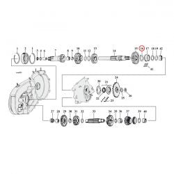 MCS Thrust Washer, Transmission Mainshaft, Right Side .0795"