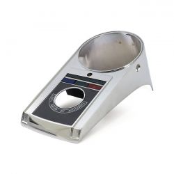 MCS Die-Cast Aluminum Dash Cover, 91-95 Style. Chrome