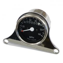 MCS Mini Speedometer Kit Chrome, 2:1 Mph Drive Ratio