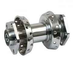 MCS Chrome Dual Flange Hub Assy, Rear