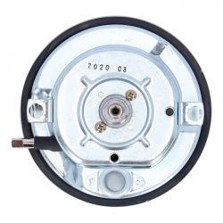 MCS FL Speedometer, 46-47 Face, Silver/Black. 2:1 Mph