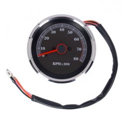 MCS FX, FXR, XL Tachometer. 6200 Rpm Redline