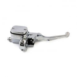 MCS Handlebar Master Cylinder Assy. 11/16" Bore. Chrome