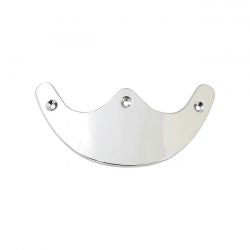 MCS Narrow Front Fender Tip. Chrome