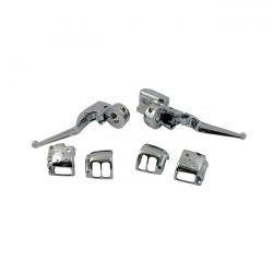 MCS Handlebar Control Kit Chrome 1/2" Bore