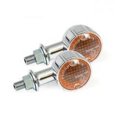 MCS Arizona, Halogen Turn Signals. Chrome. 20mm Stem
