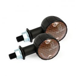 MCS Arizona, Halogen Turn Signals. Black. 20mm Stem