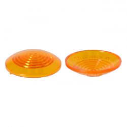 MCS Replacement Lens Mini Bulls-Eye Turn Signal. Amber