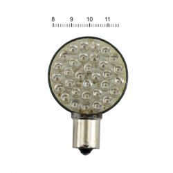 MCS Lollipop Flat Led Turn Signal Bulb. Amber