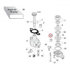 MCS Bushing, Oil Pump Cover