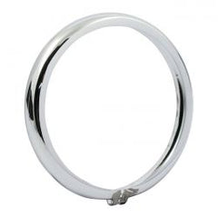 MCS Bates Style Headlamp Trim Ring. 4-1/2". Chrome
