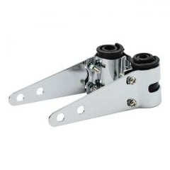 MCS Full-Basic Headlamp Bracket Assembly. Chrome. 30-38mm