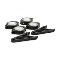MCS Fingers, Adj. Headlamp Bracket Assembly 42-43mm. Black