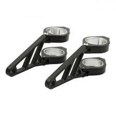 MCS Fingers, Adj. Headlamp Bracket Assembly 50/52/54mm. Black