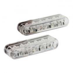 MCS Shorty Led Turn Signals. Clear Lens