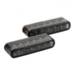 MCS Shorty Led Turn Signals. Smoke Lens