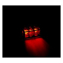 MCS Cube-V Mini Led Taillight. Vertical. Smoke Lens