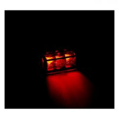 MCS Cube-V Mini Led Taillight. Vertical. Smoke Lens