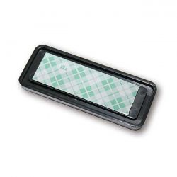MCS Universal B-Seen Reflector. Rectangular. 91.5X36mm. Red