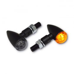 MCS Pb2 Led Turn Signals Black, Smoke Lens