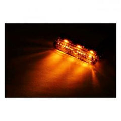 MCS Shorty 2 Led Turn Signals, Smoke Lens