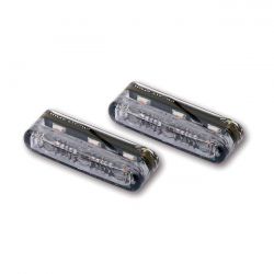 MCS Shorty 2 Led Turn Signals, Smoke Lens