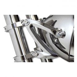 MCS Headlamp Bracket Z-Style. Chrome. 42-43mm