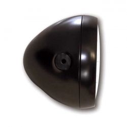 MCS Randall, 6-1/2" H4 Headlamp. Side Mount. Satin Black
