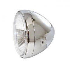 MCS Reno Ii 7" H4 Headlamp. With Halo Ring. Chrome