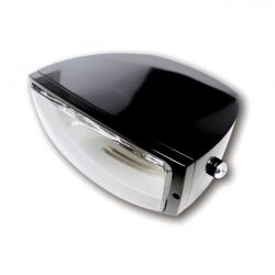 MCS Oregon H4 Headlamp. Side Mount. Black